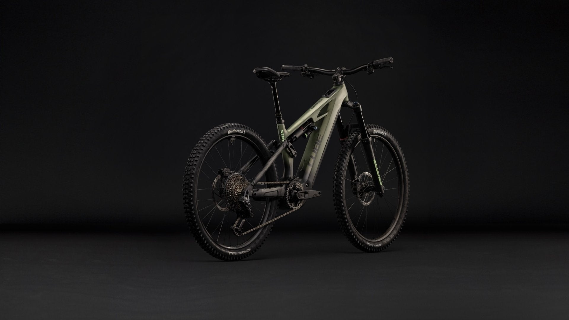 CUBE STEREO HYBRID ONE77 HPC TM 800 eMTB BIKE 2027 REEDGREEN 'N' GILLS
