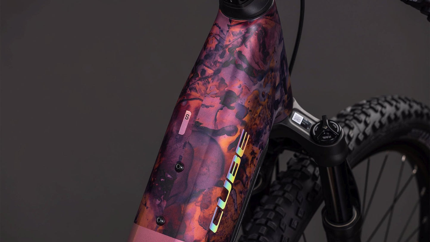 CUBE REACTION HYBRID SLX 800 EASY ENTRY eMTB BIKE 2026 SHIFTBLUSH' N 'ART