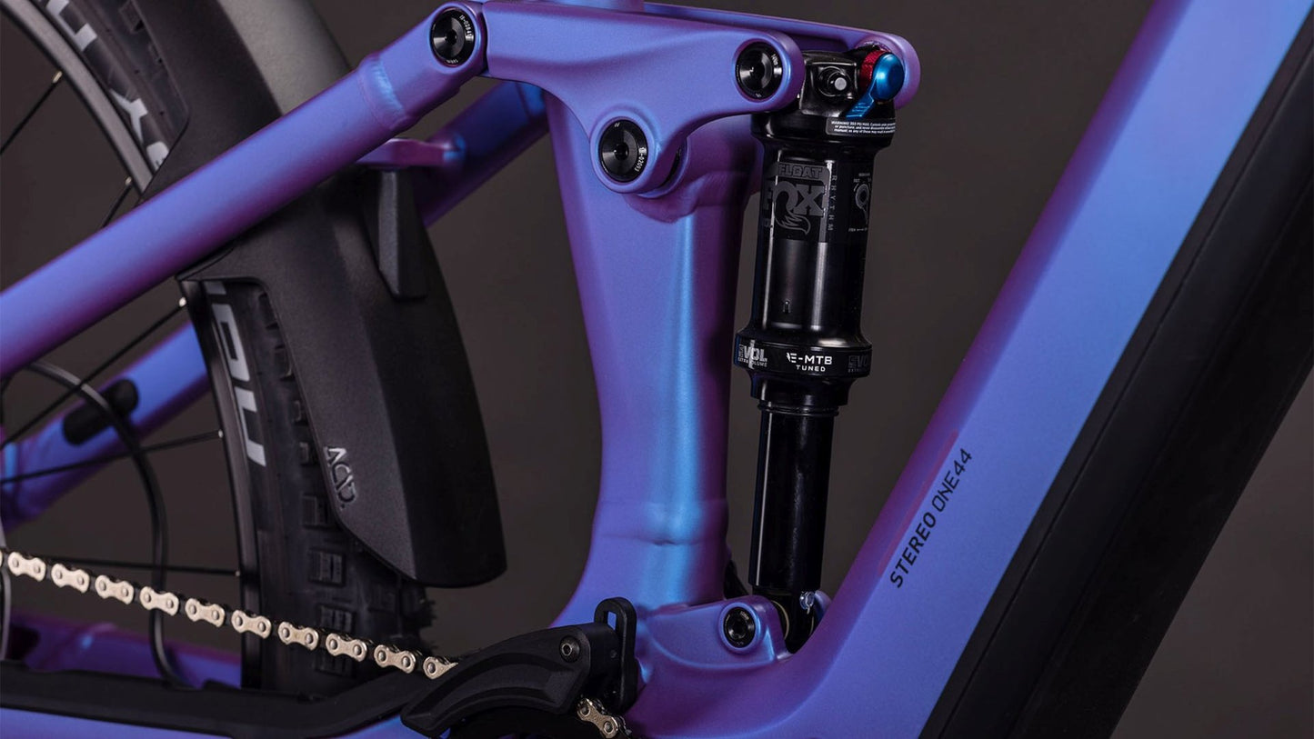 CUBE STEREO HYBRID ONE44 EXC 800 eMTB BIKE 2026 BLUEIRIS' N 'BLACK