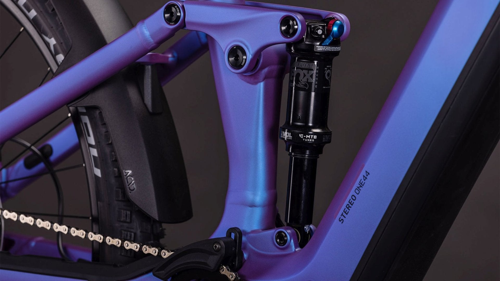 CUBE STEREO HYBRID ONE44 EXC 800 eMTB BIKE 2026 BLUEIRIS' N 'BLACK