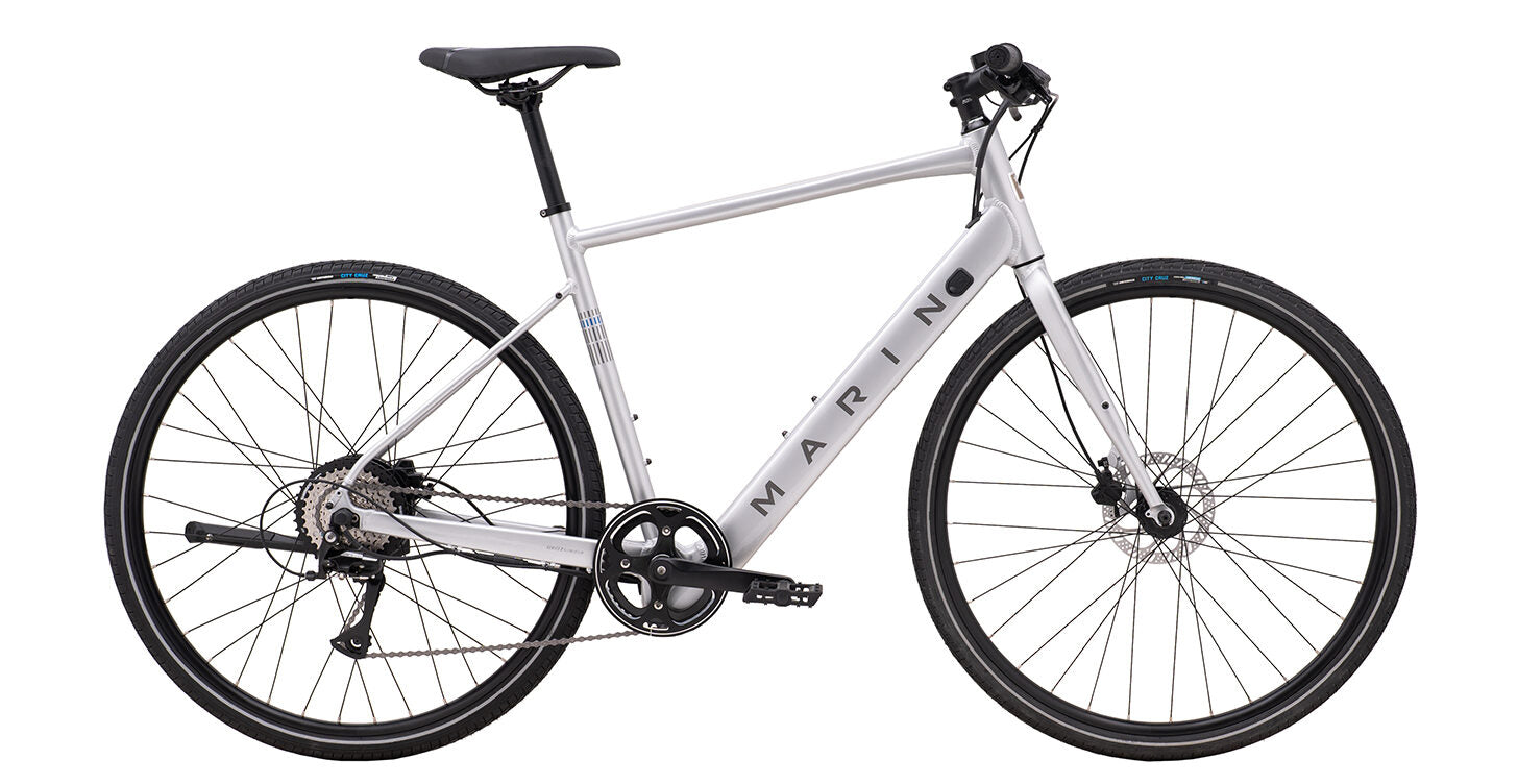 MARIN FAIRFAX E ELECTRIC HYBRID BIKE 2025 GLOSS SILVER