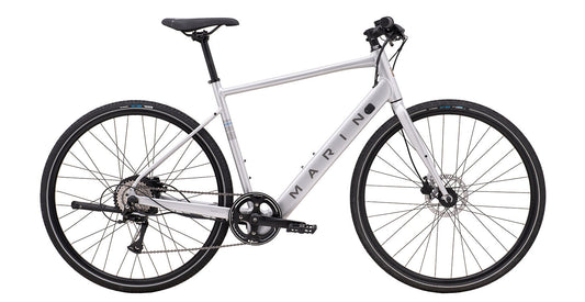MARIN FAIRFAX E ELECTRIC HYBRID BIKE 2025 GLOSS SILVER