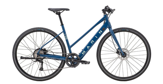 MARIN FAIRFAX E ST ELECTRIC HYBRID BIKE 2025 BLUE