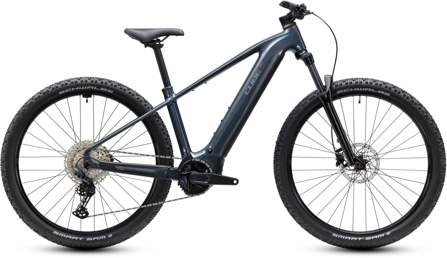 CUBE REACTION HYBRID ONE 720 HARDTAIL eMTB BIKE 2027 OOLONGGREY 'N' REFLEX