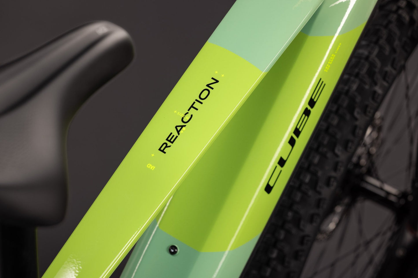 CUBE REACTION HYBRID ONE 720 HARDTAIL eMTB BIKE 2027 CACTUS 'N' BLACK