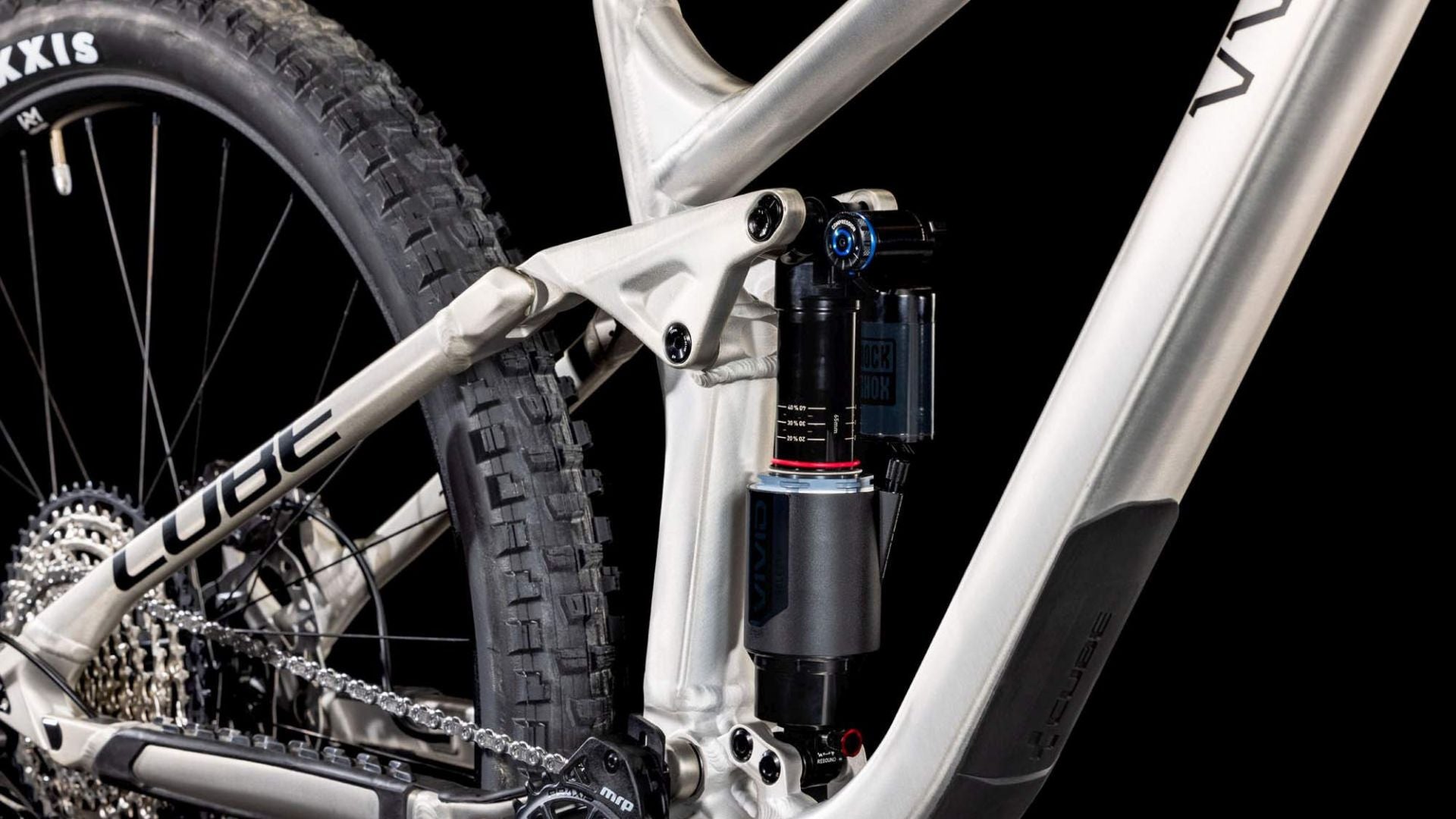 CUBE STEREO ONE77 RACE 29 MTB BIKE 2025 RAWMETAL' N 'BLACK