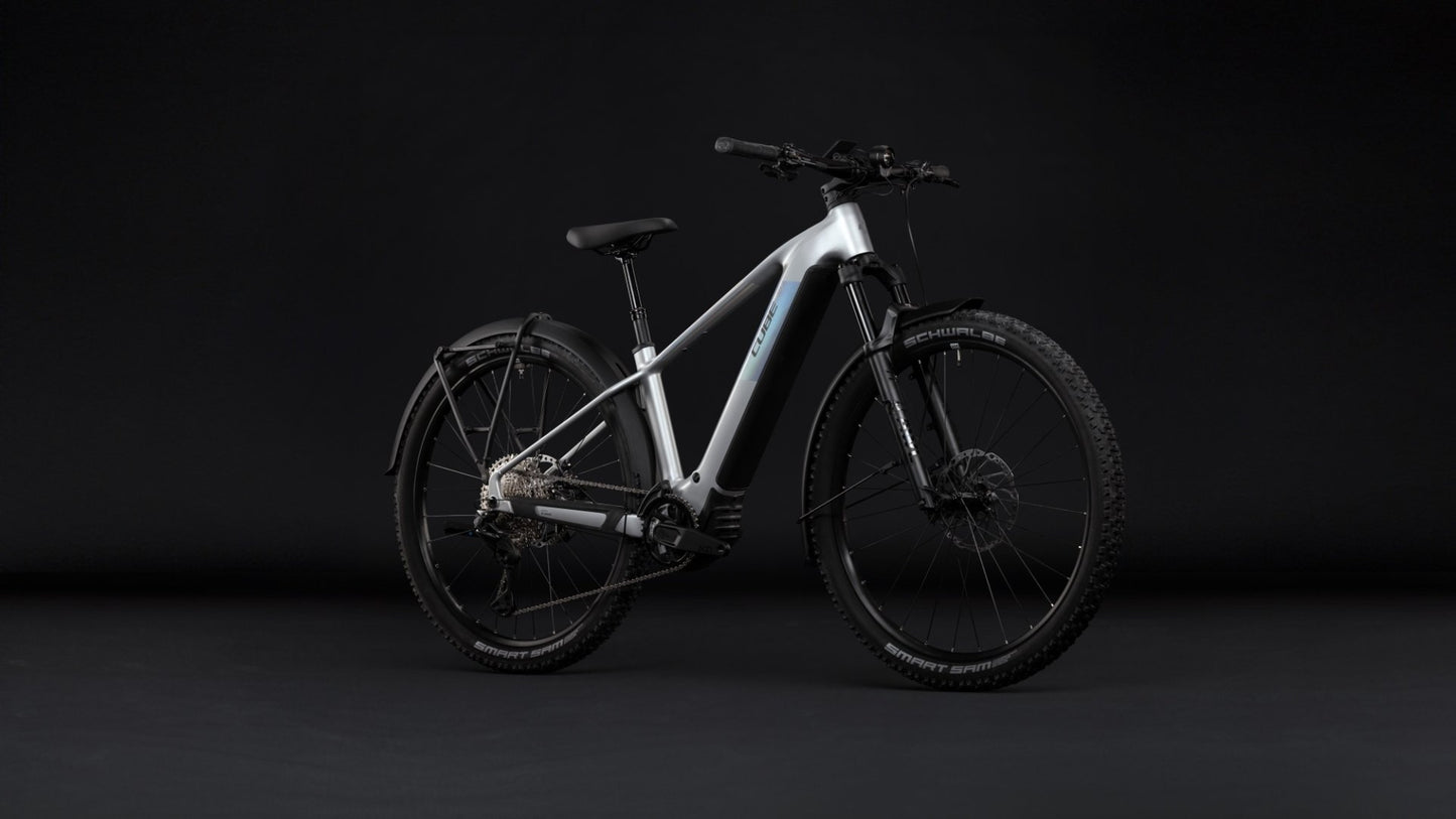 CUBE REACTION HYBRID SLX 800 FE HARDTAIL eMTB BIKE 2027 PLATINUM 'N' REFLEX