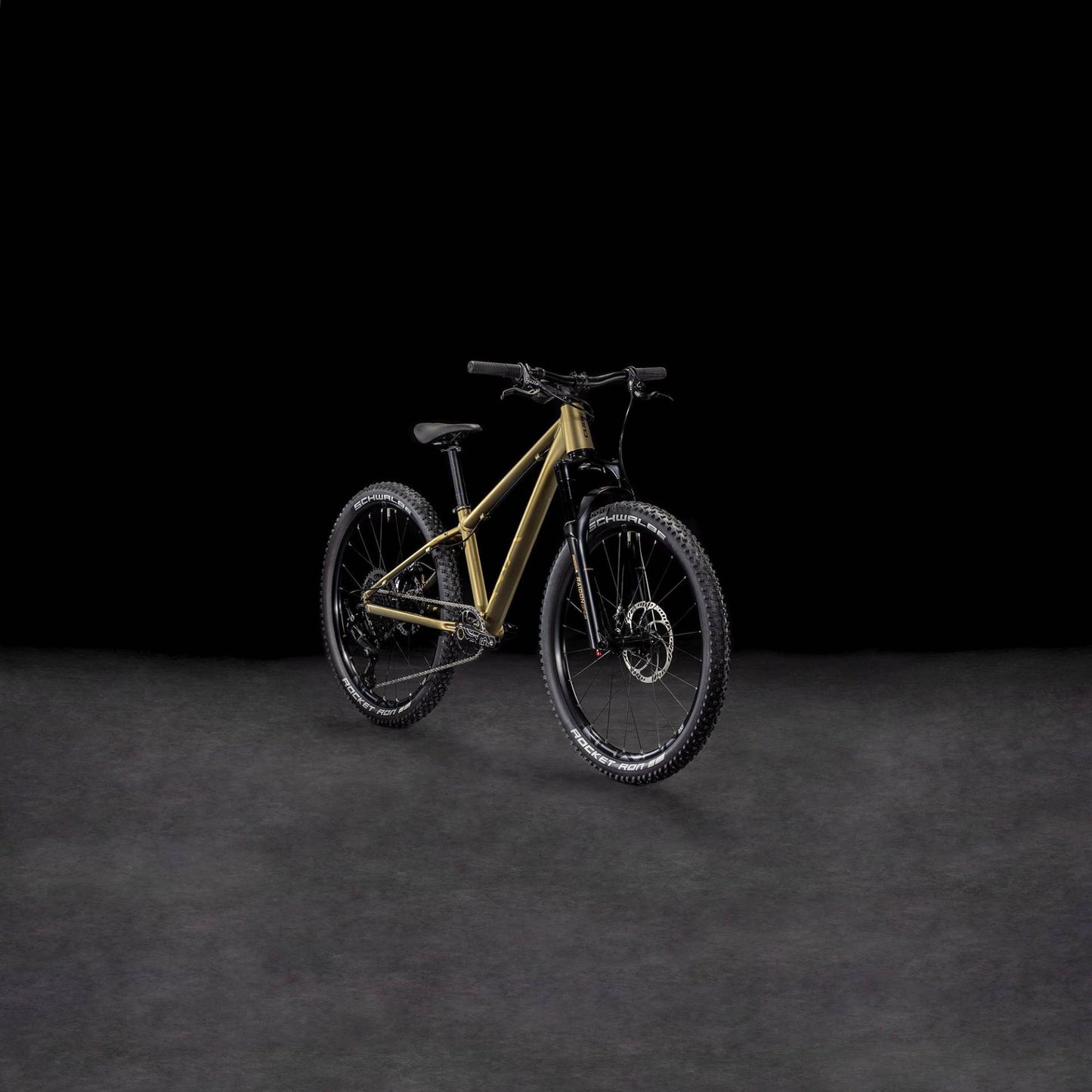 CUBE REACTION 240 TM KID'S MTB BIKE 2026 GOLDENLIME' N 'BLACK