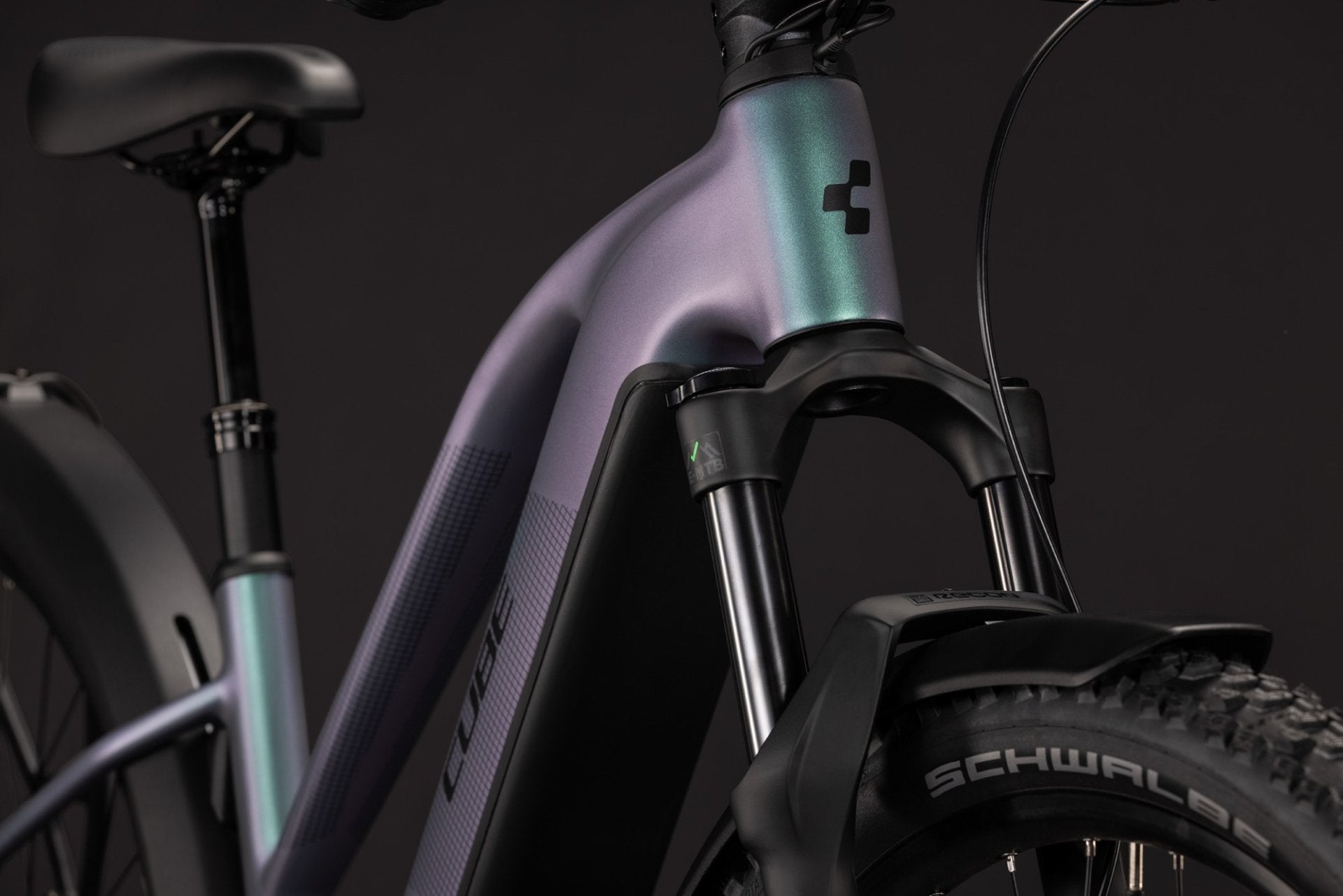 CUBE REACTION HYBRID PRO 800 FE HARDTAIL eMTB BIKE 2027 POLARLIGHT 'N' BLACK (TRAPEZE)