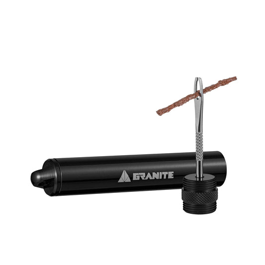 GRANITE SUTURE TYRE PLUG KIT WITH CO2 INFLATOR - TUBLESS TYRE REPAIR