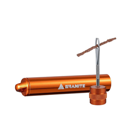 GRANITE SUTURE TYRE PLUG KIT WITH CO2 INFLATOR - TUBLESS TYRE REPAIR