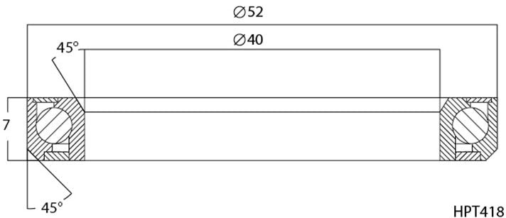 ELITE R413 ZS56 (40x52x7 45x45) HEADSET BEARING