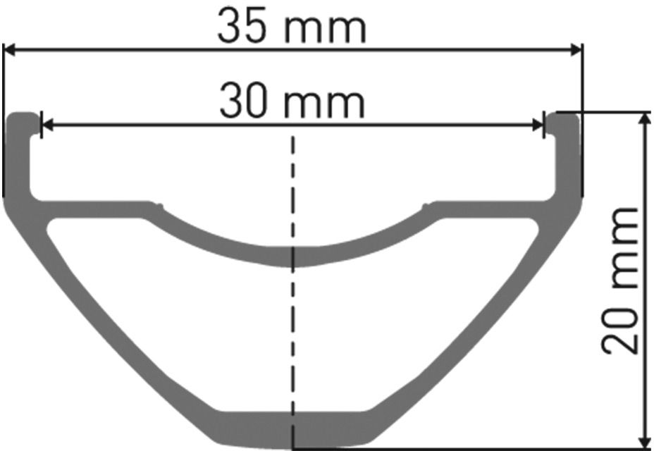 DT SWISS E 1900 29" 30mm CL FRONT WHEEL