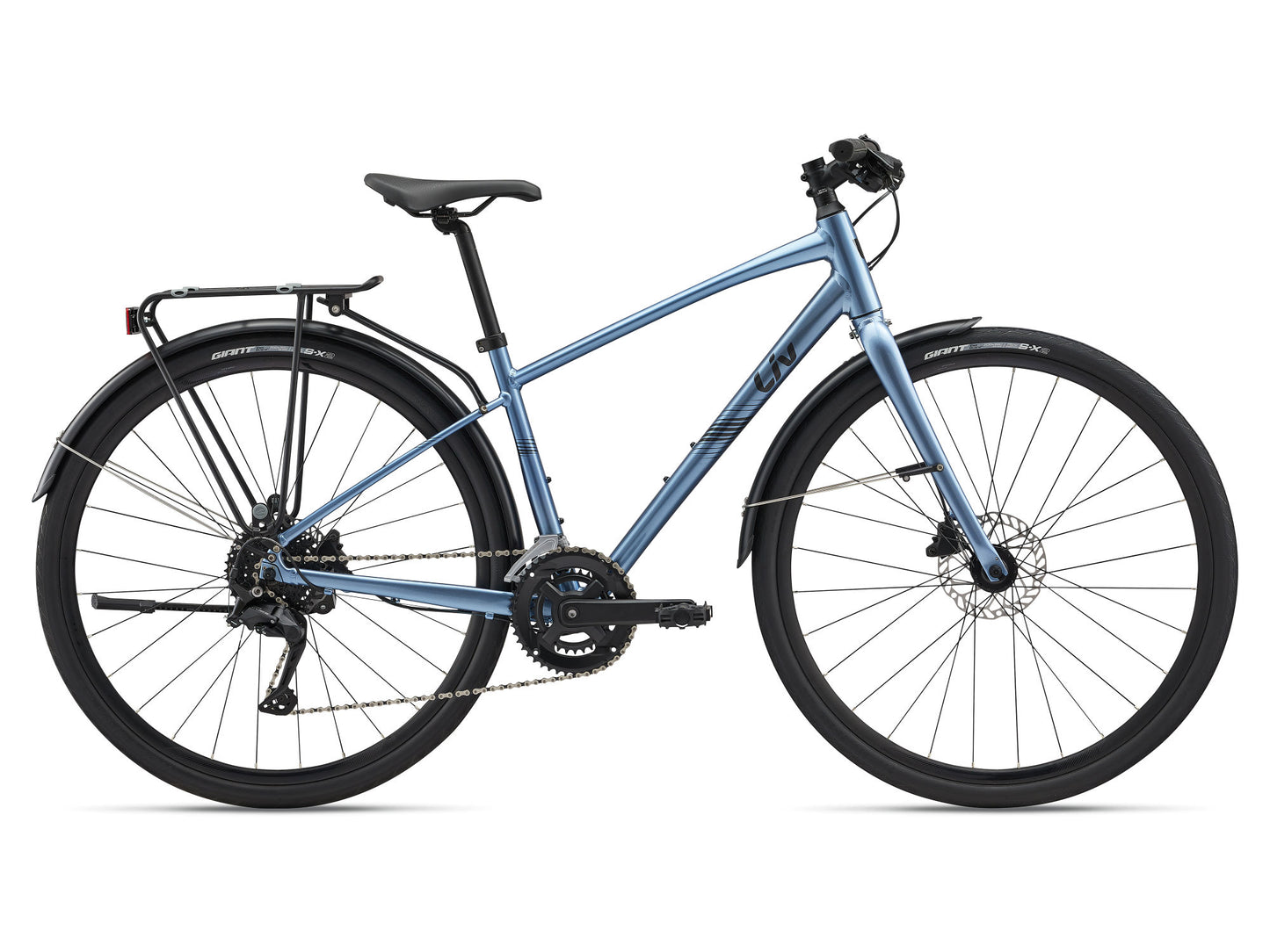 GIANT LIV ALIGHT DISC 2 CITY HYBRID BIKE 2026 FROST SILVER