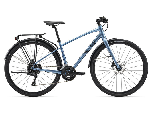 GIANT LIV ALIGHT DISC 2 CITY HYBRID BIKE 2026 FROST SILVER