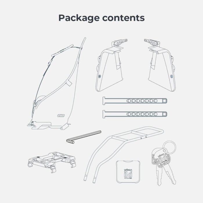URBAN IKI REAR SEAT TA-KE FRAME MOUNTING
