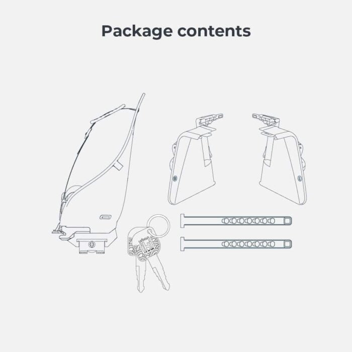 URBAN IKI REAR BIKE SEAT TA-KE EASY FIX