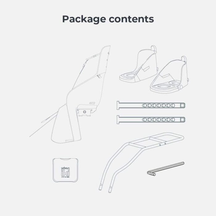 URBAN IKI U-ME REAR BIKE SEAT FRAME MOUNTING