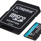 KINGSTON CANVAS GO  PLUS MICROSD CARD 64GB