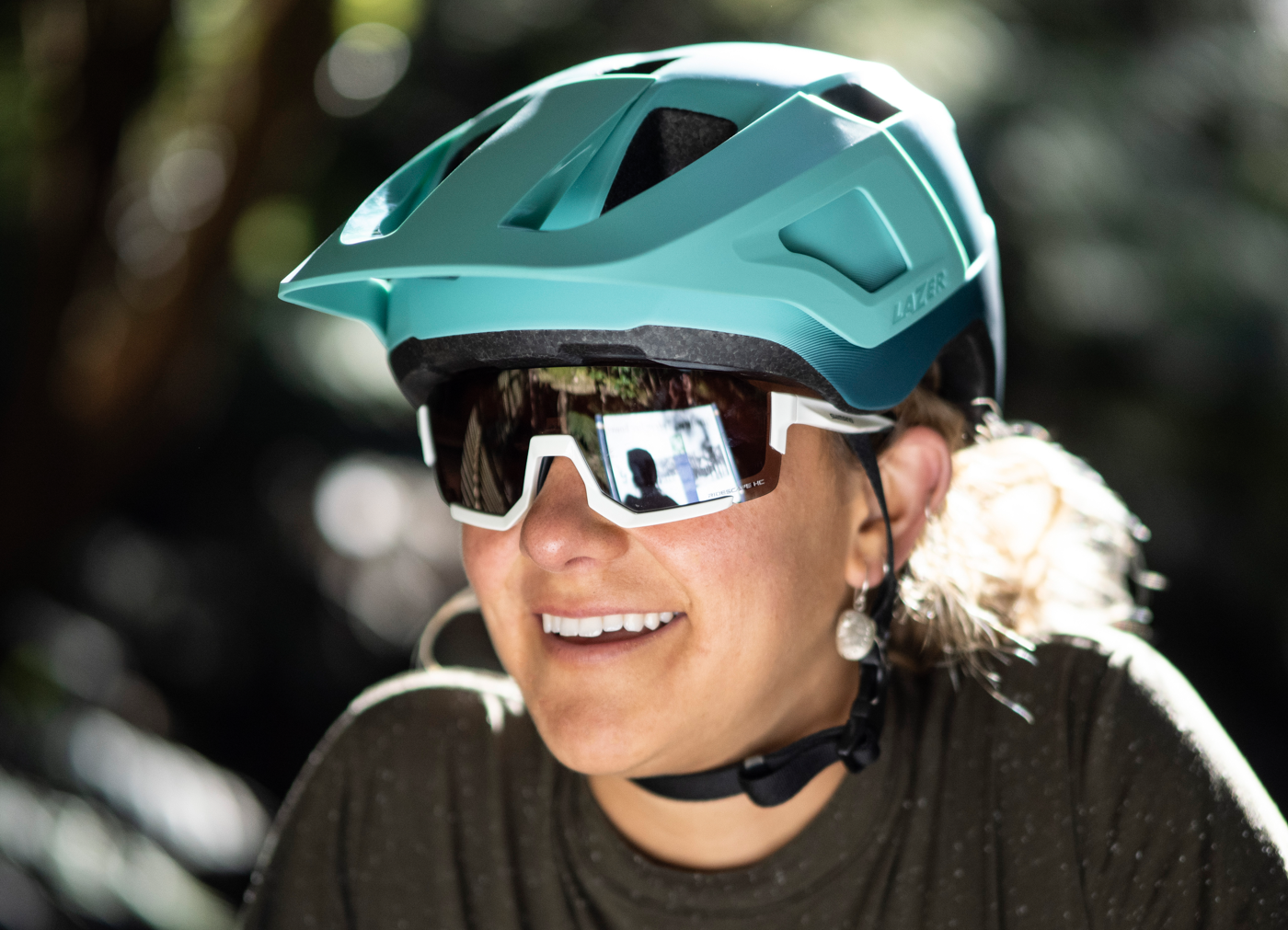 LAZER FINCH KINETICORE UNI-YOUTH HELMET MATTE TEAL