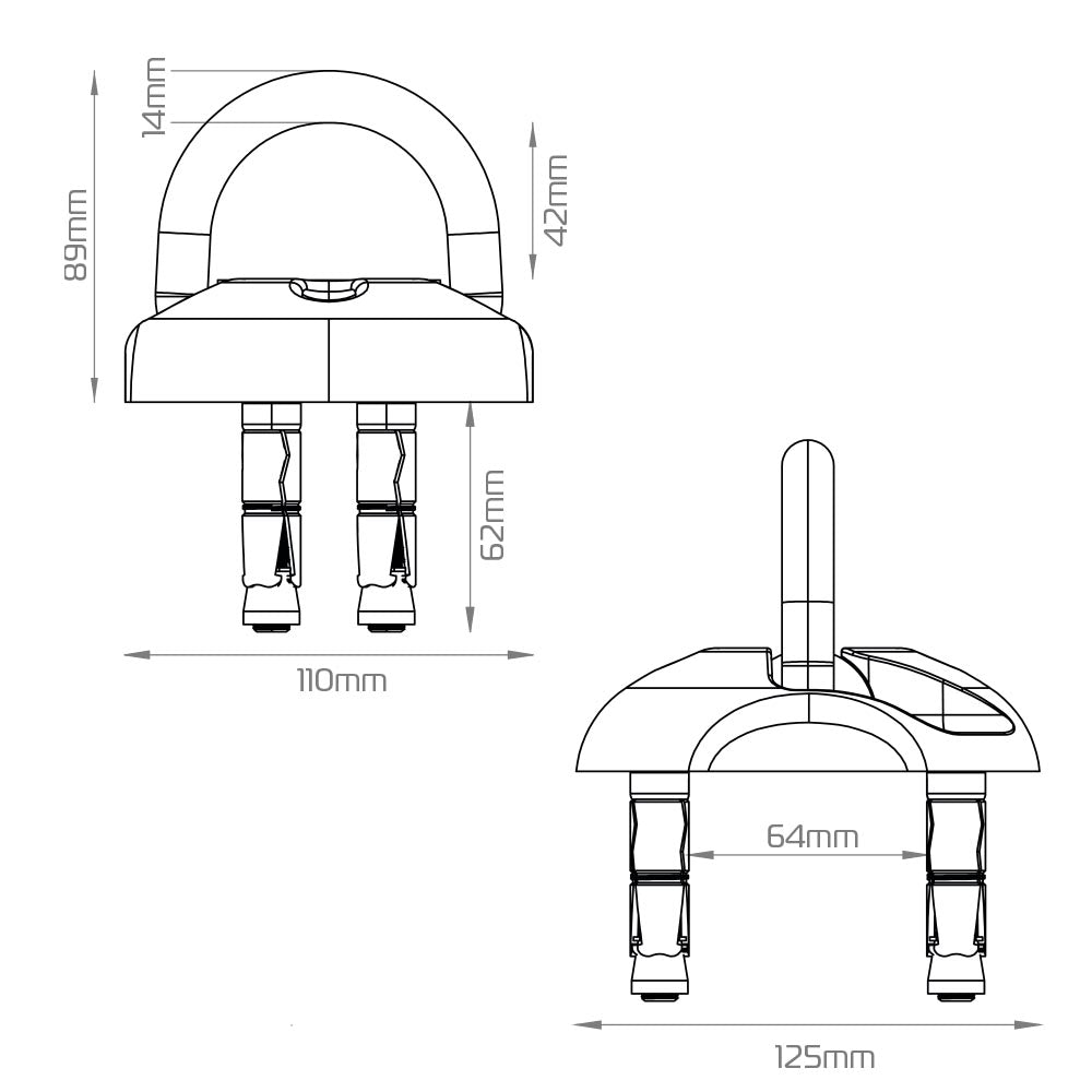 OXFORD ANCHORFLAT - GROUND & WALL ANCHOR KIT