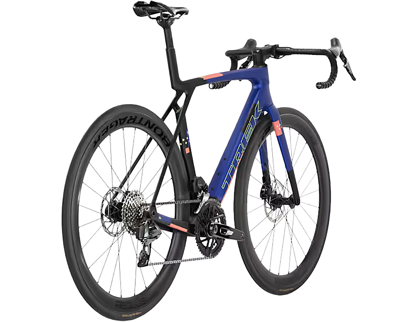 TREK MADONE SL 6 GEN 8 BIKE AXS ROAD 2027 MATTE COBALT BLUE/TREK BLACK/LIVING CORAL