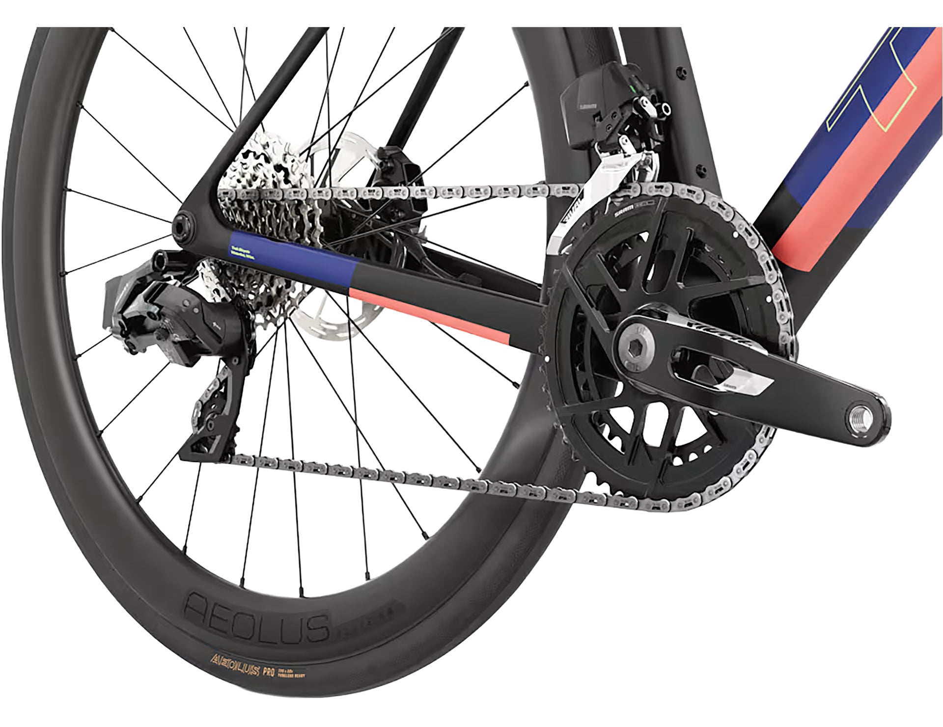 TREK MADONE SL 6 GEN 8 BIKE AXS ROAD 2027 MATTE COBALT BLUE/TREK BLACK/LIVING CORAL