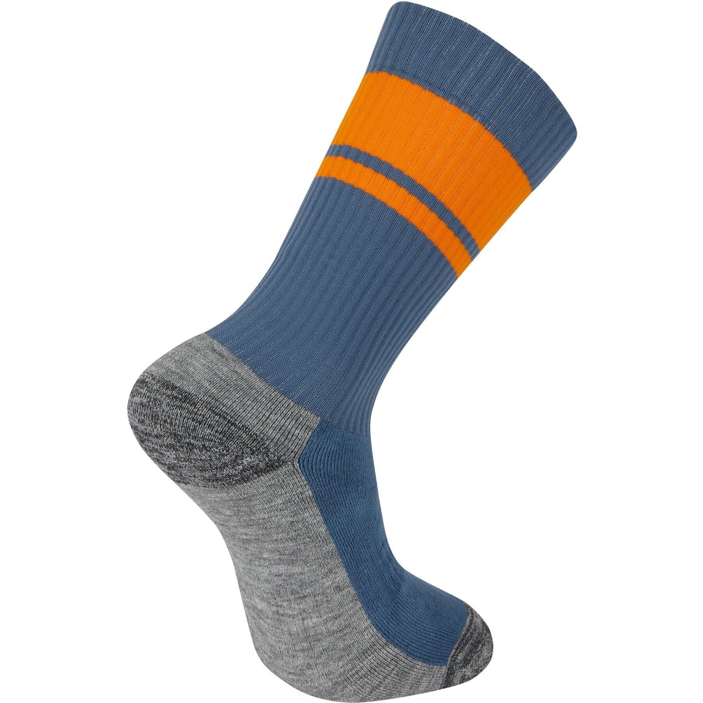 MADISON DTE TRAIL LONG SOCKS SLATE/YELLOW