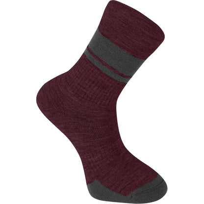 MADISON DTE ISOLER MERINO WINTER SOCKS FIG RED
