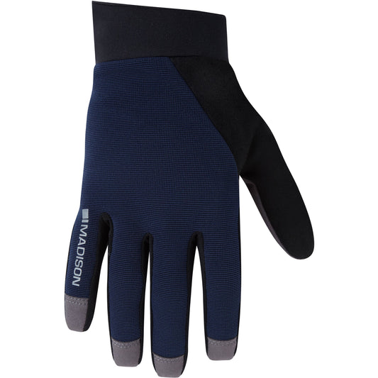 MADISON FREEWHEEL GEL PAD TRAIL GLOVES INK NAVY