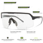 MADISON CRYPTO AIR CLEAR LENS GLASSES