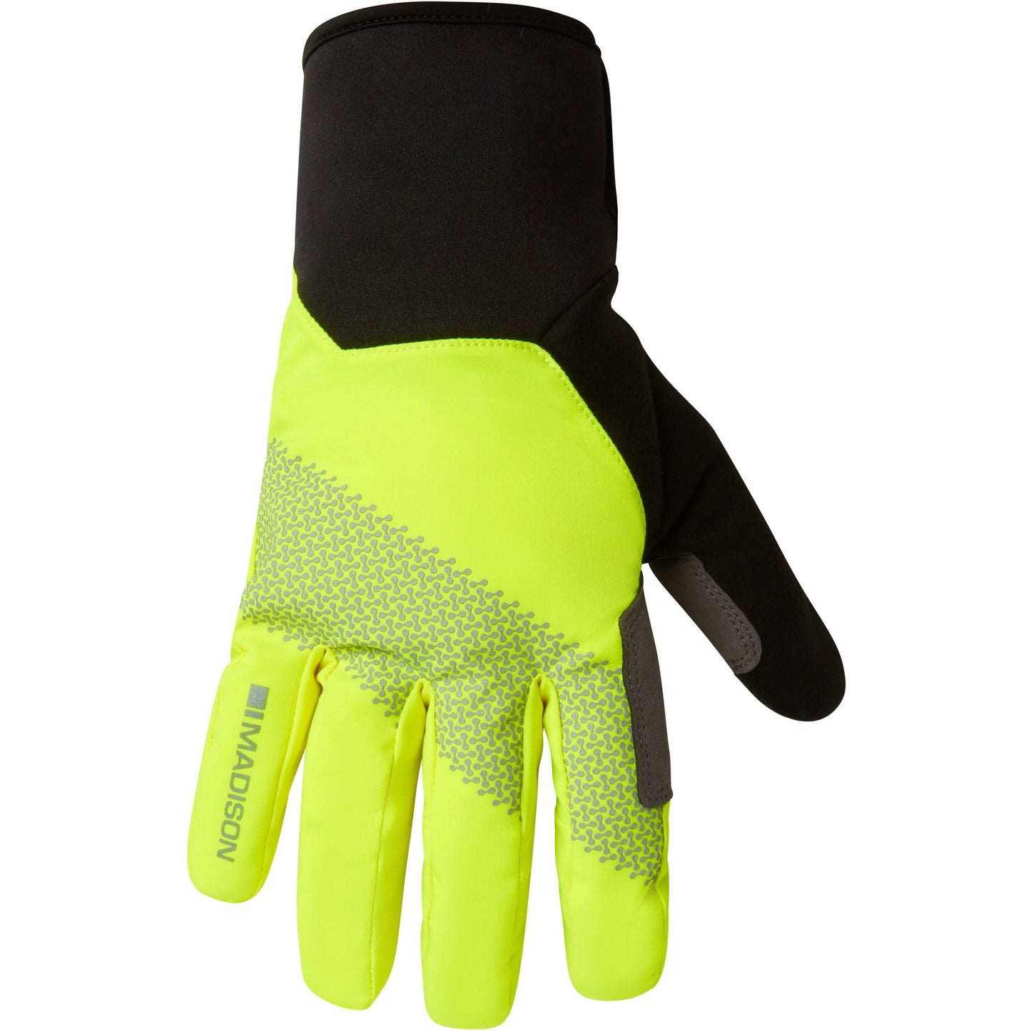 MADISON STELLAR REFLECTIVE WATERPROOF THERMAL GLOVES HI-VIZ YELLOW