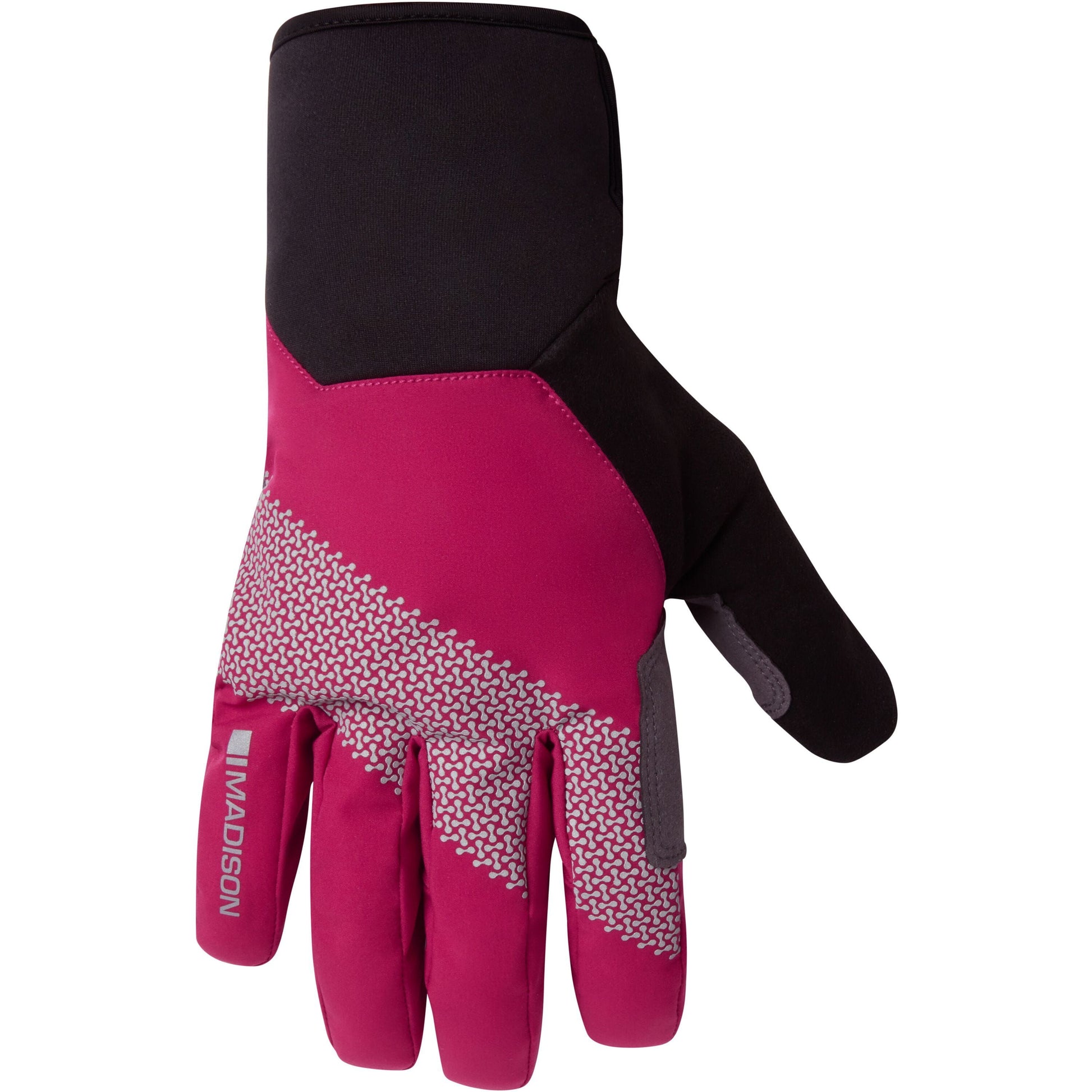 MADISON STELLAR REFLECTIVE WATERPROOF THERMAL GLOVES MAGENTA PINK