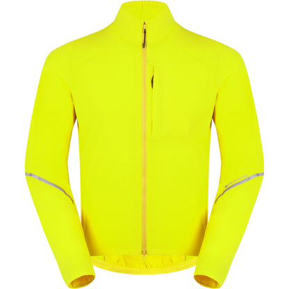 MADISON FREEWHEEL PACKABLE WIND RESISTANT MEN'S JACKET HI-VIZ YELLOW