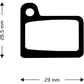 AZTEC SINTERED DISC BRAKE PADS FOR SHIMANO DEORE M555, NEXAVE C900, C901