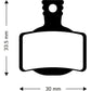 AZTEC SINTERED DISC BRAKE PADS FOR MAGURA MT2/MT4/MT6/MT8