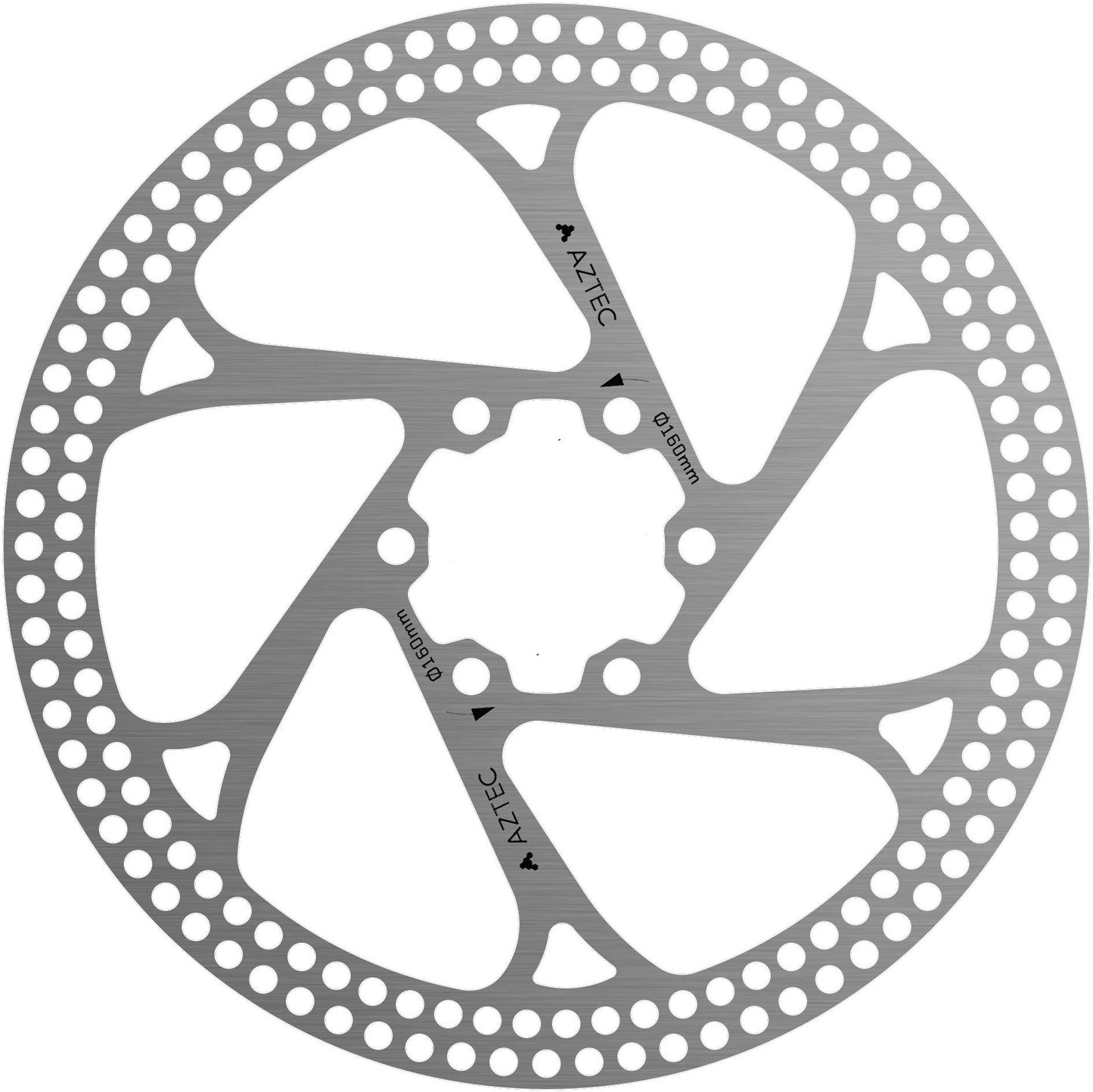 AZTEC FIXED STAINLESS STEEL DISC ROTOR - 180MM