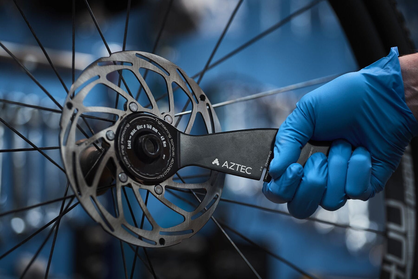 AZTEC SHARK ROTOR WEAR INDICATOR AND LOCKRING WRENCH