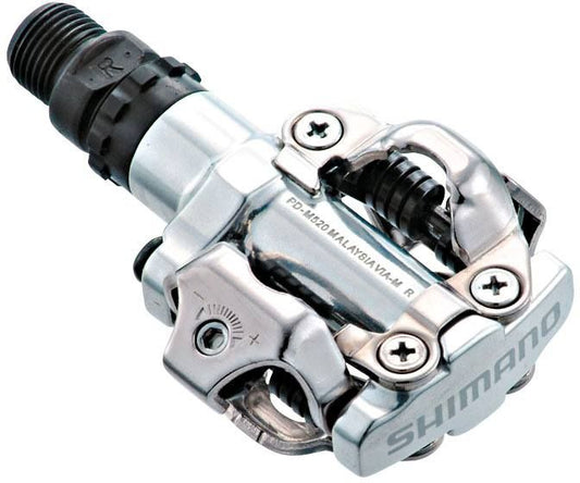 SHIMANO SPD PD-M520 PEDALS SILVER