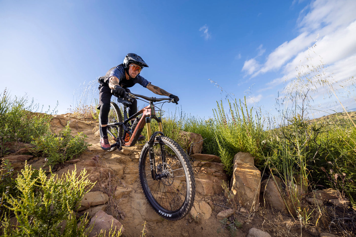 GIANT REIGN ADVANCED PRO 0 FULL SUSPENSION MTB BIKE 2023 GLOSS MESSIER/MATT CARBON SMOKE