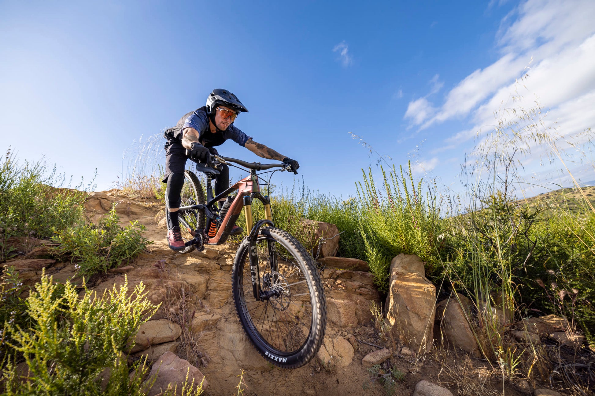 GIANT REIGN ADVANCED PRO 0 FULL SUSPENSION MTB BIKE 2023 GLOSS MESSIER/MATT CARBON SMOKE