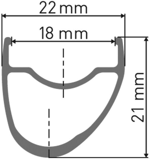 DT SWISS RR 411 28" ASYMMETRIC RIM