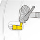 TOPEAK PRESSURE-RITE VALVE ADAPTER PRESTA