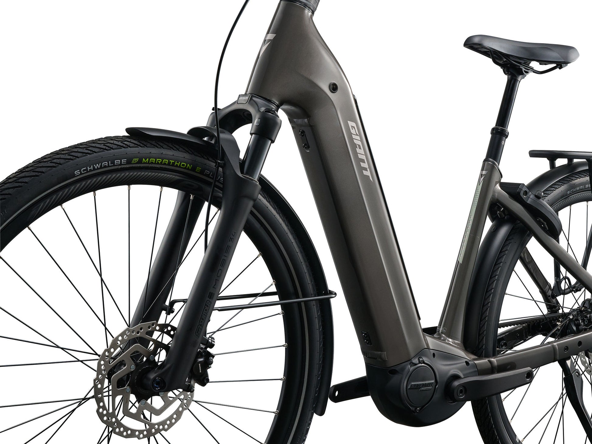 GIANT ANYTOUR E+ 3 LST 625Wh ELECTRIC HYBRID BIKE 2027 STEALTH CHROME