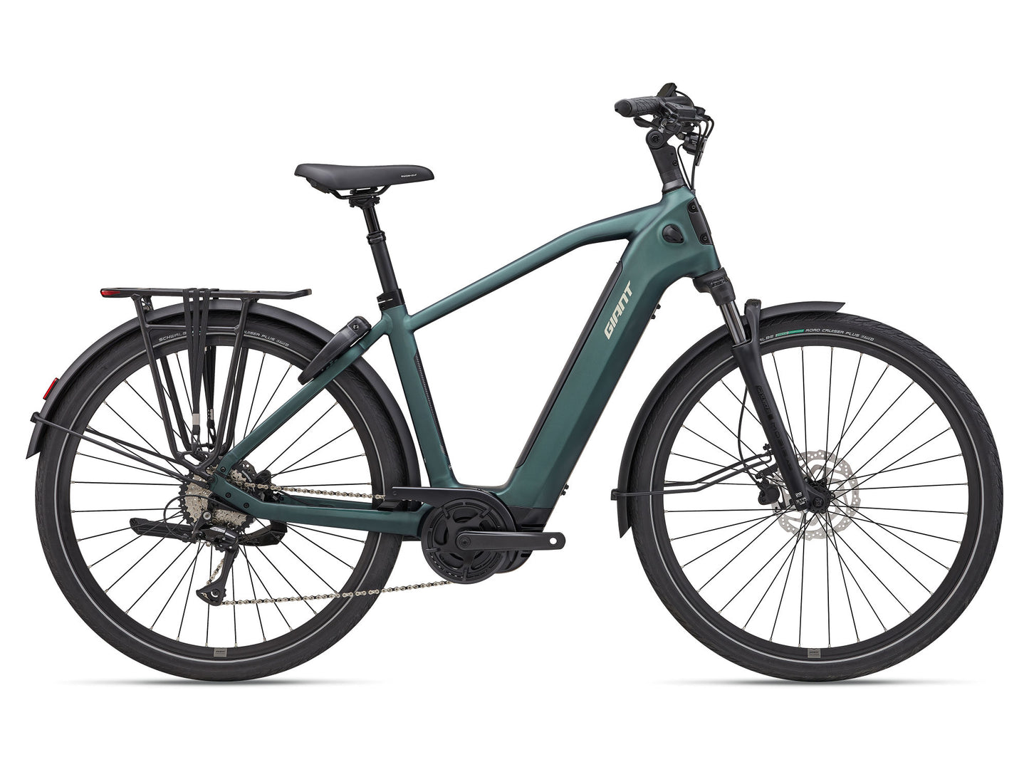 GIANT NEWTOUR E+ 3 DD 500Wh ELECTRIC HYBRID BIKE 2027 KELP FOREST