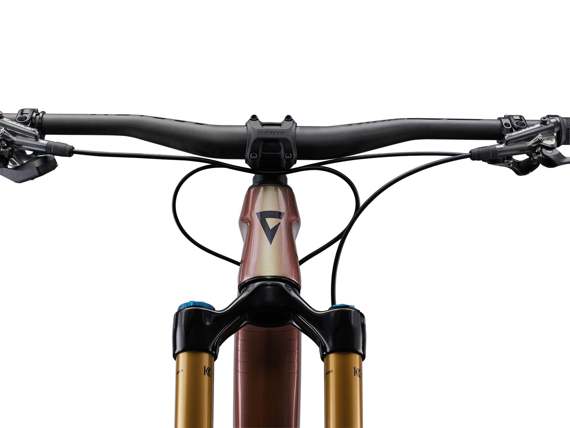 GIANT REIGN ADVANCED PRO 0 FULL SUSPENSION MTB BIKE 2023 GLOSS MESSIER/MATT CARBON SMOKE