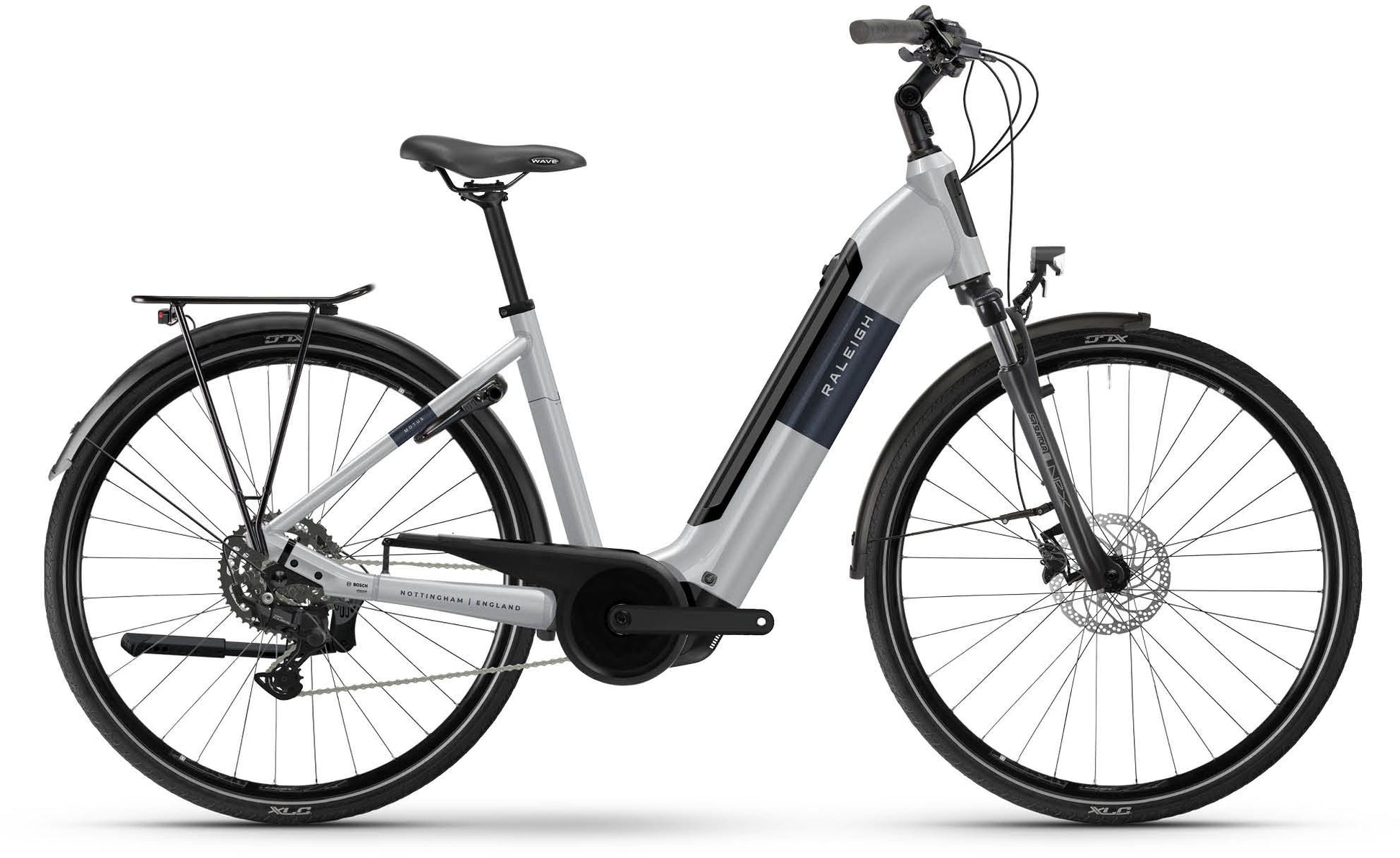 RALEIGH MOTUS LOW STEP HYBRID eBIKE 2026 SPARKLING WHITE GLOSS