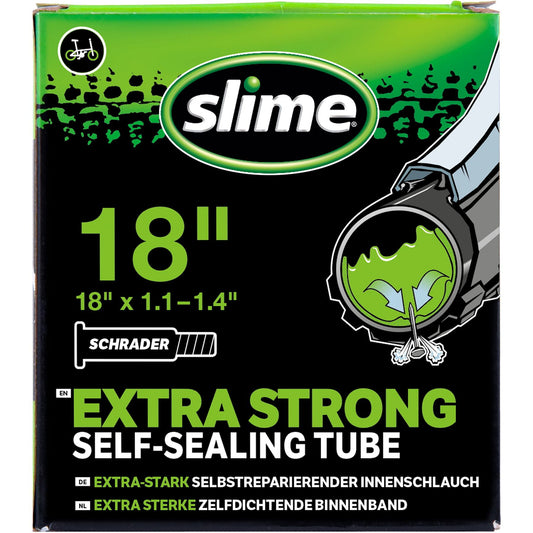 SLIME SELF-SEALING BICYCLE INNER TUBE (18" x 1.1-1.4" Schrader)