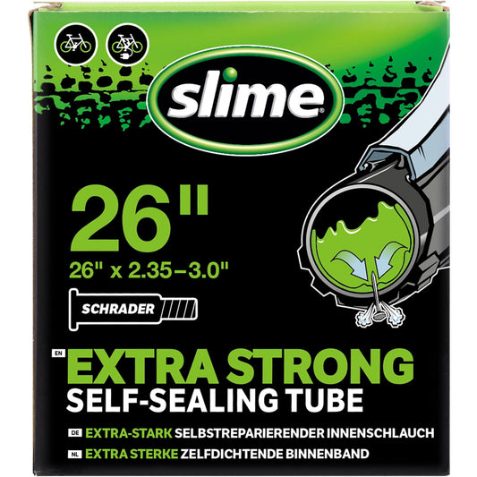 SLIME SELF-SEALING BICYCLE INNER TUBE (26" x 2.35-3.0" Schrader)