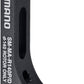 SHIMANO SM-MA-R140P/D POST-MOUNT TO FLAT-MOUNT ADAPTER FOR REAR 140mm ROTOR